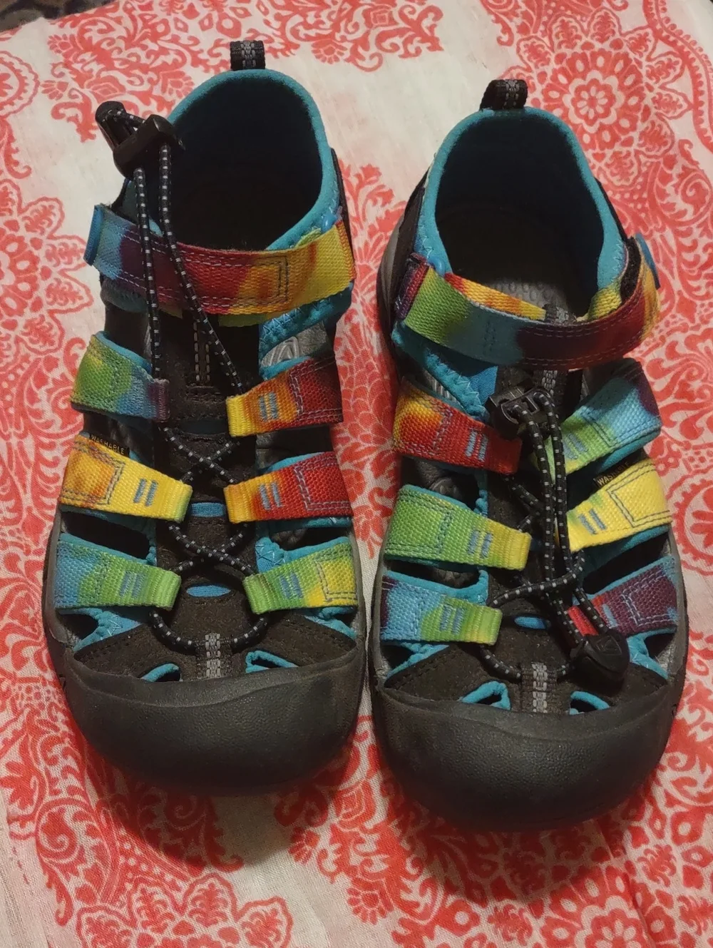 Keen Kids Rainbow Multicolor Water Shoes Size 4